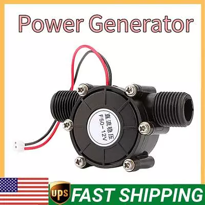 Water Turbine Generator 10W Micro-Hydroelectric Power DC 12V Charging Charger US • $13.39