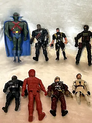 Police Army Articulated Figures 4  Military Action Figures 5  MARTIAN MANHUNTER • $23.49