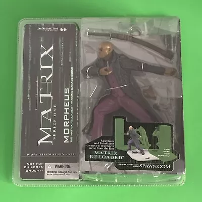 MORPHEUS The Matrix Reloaded McFarlane Series One BRAND NEW SEALED Action Figure • $39.95