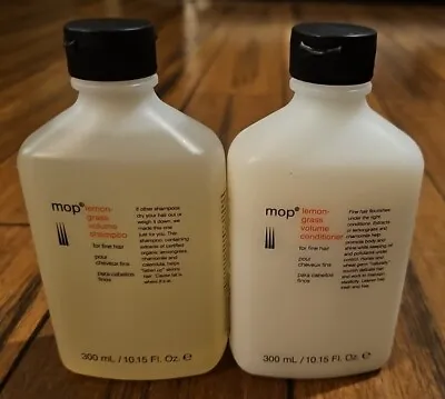 Mop Shampoo And Conditioner Lemon Grass Volume For Fine Hair 10.1 Oz 300 ML New • $49.99