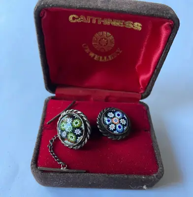 Caithness Pair Of Silver Studs/lapel Pins • £37.99