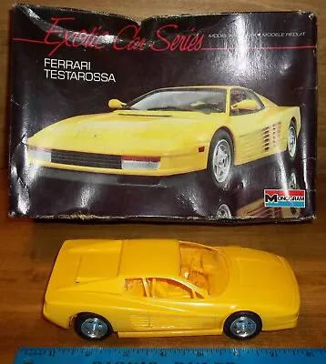 Monogram Ferrari Testarossa Model -  1/24 - 2910 - Needs TLC...................b • $10