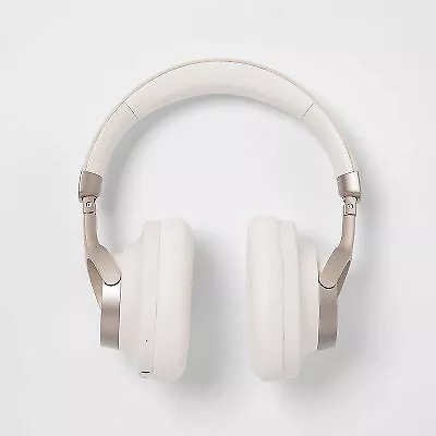 $40 • Buy Active Noise Cancelling Bluetooth Wireless Over-Ear Headphones - Heyday White