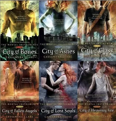 The Mortal Instruments Series By Cassandra Claire - 6 Books (5 Paperback 1 HC) • $43