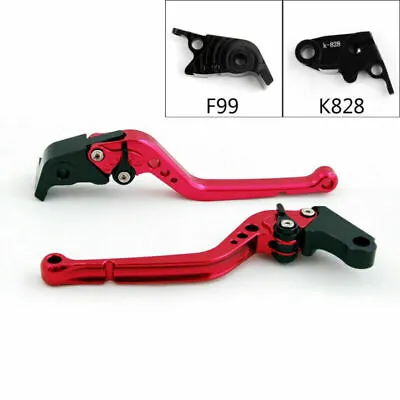 Long Brake Clutch Levers Fit For Kawasaki ZX10R / RR / KRT 2016-2017 Red FN FN • £21.55