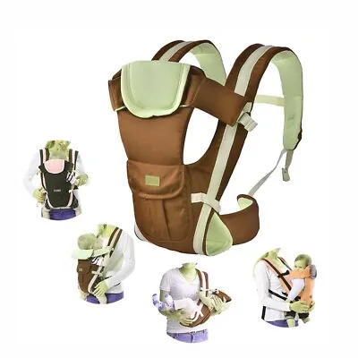 New-born Infant Baby Carrier Breathable Ergonomic Adjustable Wrap Sling Backpack • £18.99