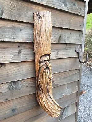£39.99 • Buy Chainsaw Carved Green Man / Wood Spirit 