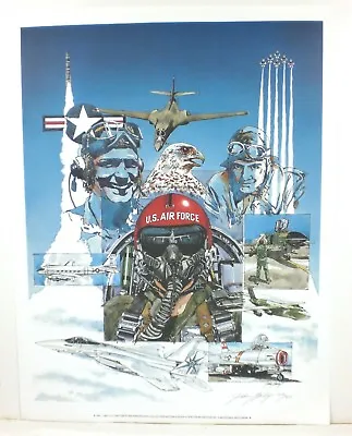 $33.99 • Buy 1987 John Bailey U.S. Air Force 40th Anniversary Collectors Poster Signed