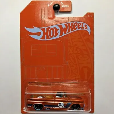$9.95 • Buy NEW Hot Wheels Custom 62 Chevy Pickup 53rd Anniversary Orange And Blue Series