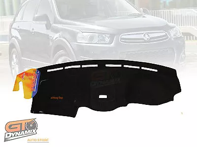 DASH MAT HOLDEN CAPTIVA 7 LTZ MY14 CG Series II 12/2013-2015 Black DM1355 • $89.95