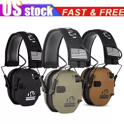 Walkers Electronic Ear Muff Shooting Ear Protection Hearing Muff Slim Anti-noise • $26.85