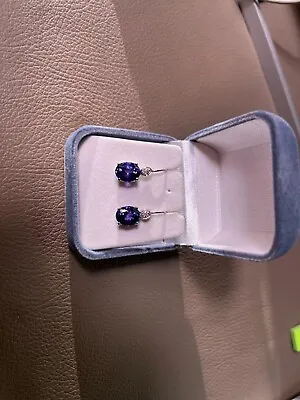 Rare H Stern 18K Earrings W/ Diamonds Tanzanites; ANTARES Portfolio Never Worn • $9500