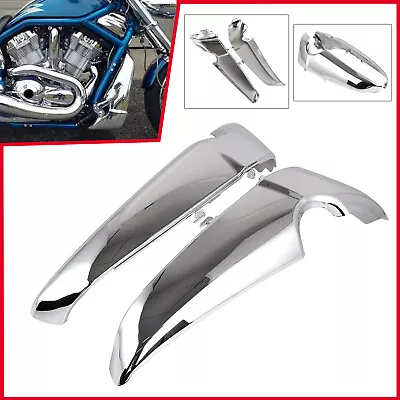 $95.98 • Buy Motorcycle Chrome ABS Radiator Side Covers Shrouds For Harley V-Rod VRSC VRSCAW