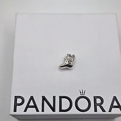 Genuine Pandora Christmas Santa's Stocking Teddy Bear Charm ALE 925 #791038 • £17