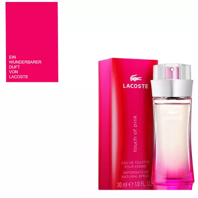 (1L|1166.67) 1x30ml Lacoste Touch Of Pink Eau De Toilette Natural Spray • £30.22