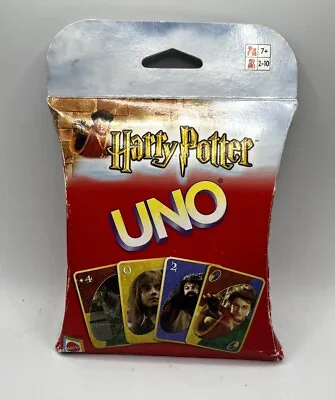 Mattel Harry Potter Uno Card Game Complete 2002 Vintage #42797 • $15