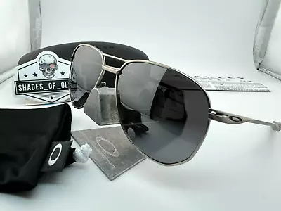Oakley Contrail Ti Satin Chrome Prizm Black Polarized Sunglasses Oo6050-03 New • $194