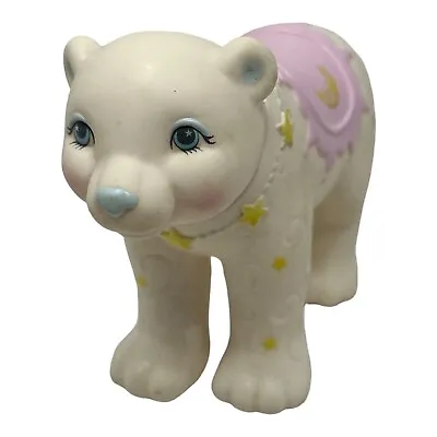 Vintage URSA MAJOR Moon Dreamers 1986 White Polar Bear 5  Plastic Toy NO Saddle • $21.44