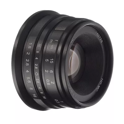 $102.29 • Buy Manual Focus APS-C 25mm F/1.8 Prime Camera Lens For Sony E-mount A7R A6500 A6300