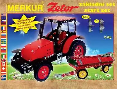 Metal Construction Set Merkur ZETOR 24 Kg NEW Made In CZECH REPUBLIC • $210