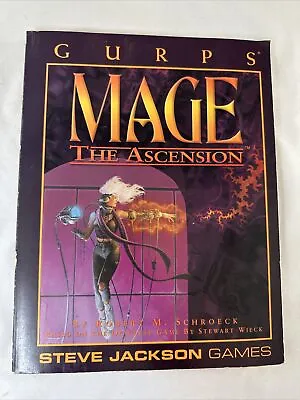 Gurps Mage The Ascension Book Steve Jackson Games 1st Edition 1994 Role Playing • $35.99