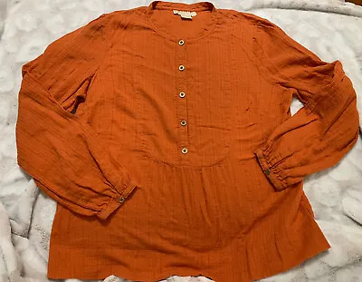 Michael Kors Burnt Orange Women’s Shirt Size XL  Long Sleeve • $9.99