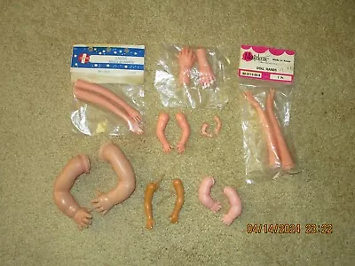 Vintage 1960s Era Doll Parts Lot - Arms And Hands - For Repairing Your Dolls • $2.99