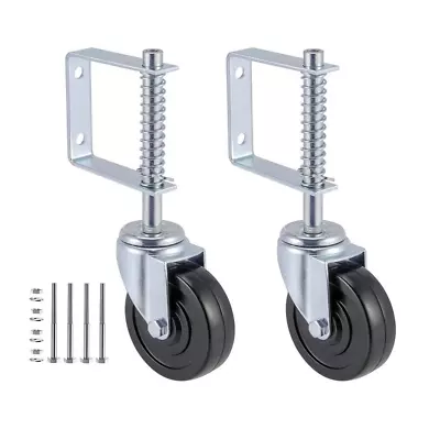 Gate Caster 4”And 5  Heavy Duty Gate Caster Wheel With Spring  • $39.99