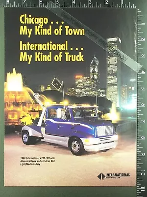 1996 AD For International 4700 LPX  Towtruck Wrecker Recovery Vulcan 894 Chicago • $14.50