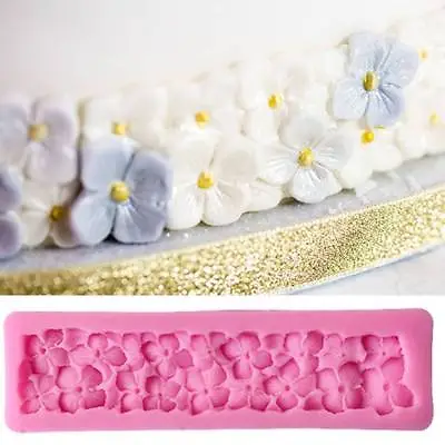 3D Flowers Silicone Cake Mold Fondant Cake Decorating Tools Liquid Silicone Mold • £3.59