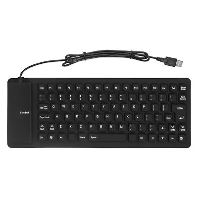 USB 2.0 Silicone Roll Up Foldable PC Computer Keyboard • $12.94