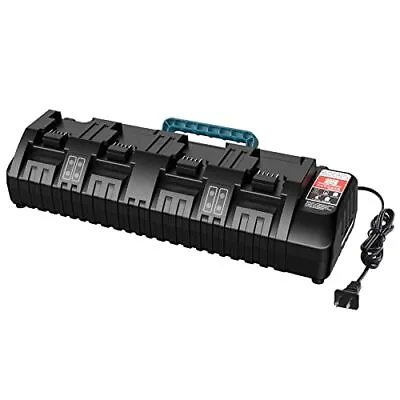 4-Ports Battery Charger Station Compatible With Milwaukee 18v Li-ion Battery ... • $88.48