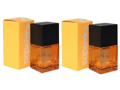 £22.99 • Buy Superdry Orange Cologne 2 X 25ml EDC Spray Men Perfume