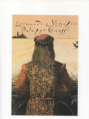 Magazine Print 1993 Artist Milton Glaser Leonardo Da Vinci Palazzo Grassi Venice • $19.95