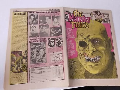 The Monster Times Volume Volume 1 #38 January 1975 Conan History Films On Giants • $9.99