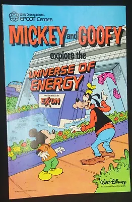 1985 Disney Epcot Mickey And Goofy Explore The Universe Of Energy Exxon Comic • $3.99