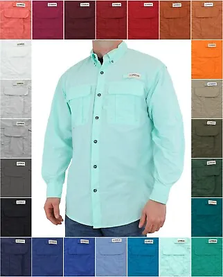 Magellan Men's Fish Gear Shirt Laguna Madre Relaxed Fit Long Sleeve Wicking • $24.99