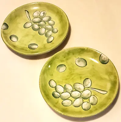 MammaRo Handmade Terracotta Dinner Plates 9.75  X 2 Vintage Italy • $44.95