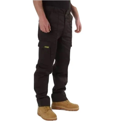 £12.50 • Buy Mens Classic Work Trousers Size 28 To 56 In Black Or Navy By SITE KING
