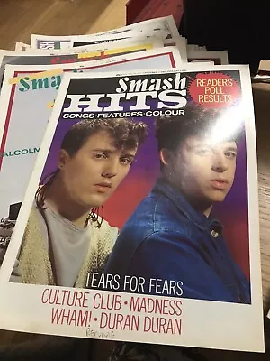 £6 • Buy Smash Hits Dec 1983 - Tears For Fears / Culture Club / Wham! / Madness / Siouxsi
