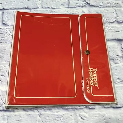 Vintage Mead Red Trapper Keeper 3-Ring Binder Retro 80s • $19.99