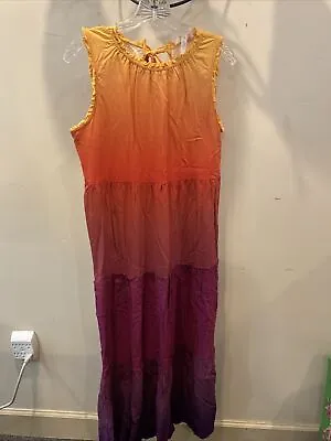 NWT Matilda Jane Enchanted Garden Waikiki Ombre Maxi Dress Size Large • $44