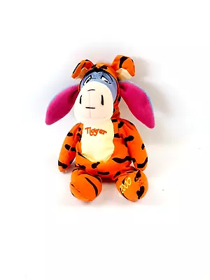 Winnie The Pooh & Friends Eeyore Dressed As Tigger 2000 Beanbag Plush Disney • $20