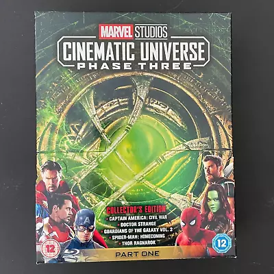 Marvel Studios Cinematic Universe Phase Three 3 Part One 1 Blu-ray • £29.99