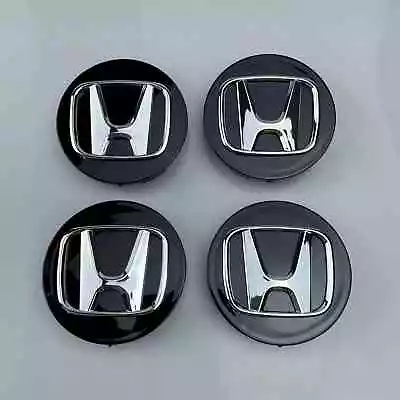 HONDA Black Alloy Wheel Centre Cap 69mm Accord CRV Civic *HONDA PART* • £4.65