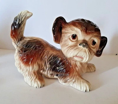 £10 • Buy Vintage Melba Ware Brown Puppy Dog - 13 Cm Tall
