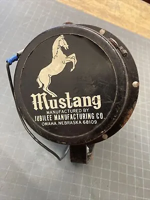 Vintage Mustang Jubilee Manufacturing Car Horn Made In USA Omaha Nebraska (A-1 • $50