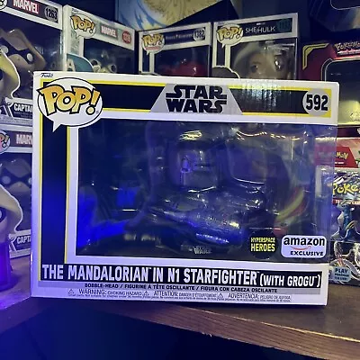 Funko Mandalorian Star Wars The Grogu Pop! Pop With Exclusive Child Figure 592 • $15.99