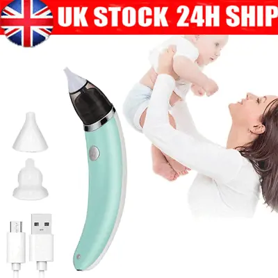 Electric Baby Nasal Aspirator Electric Nose Cleaner Hygienic Nose Snot Cleaner • £9.90