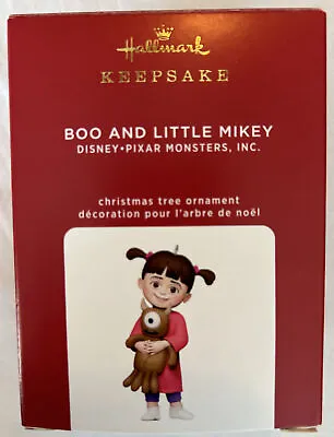 2020 Boo& Little Mikey Teddy Bear Monsters Inc.  Hallmark Keepsake Ornament New • $39